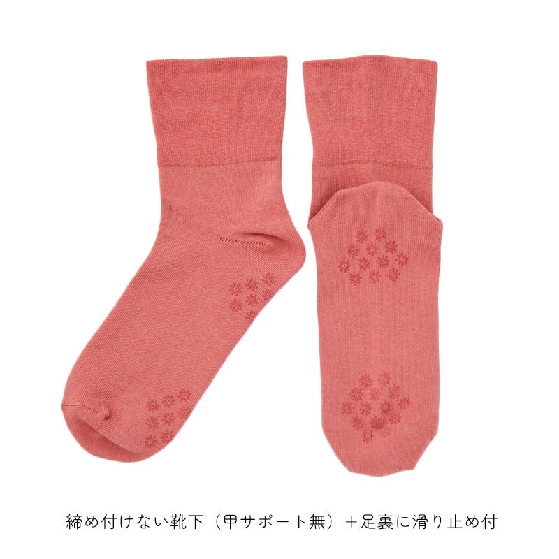 足裏に滑り止め付き